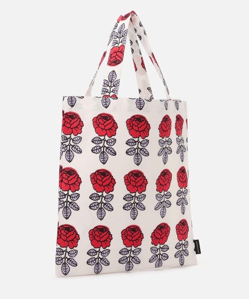 marimekko(マリメッコ)の「【ASIA EXCLUSIVE】Vihkiruusu / Tote bag 33X32cm(トートバッグ・レディース・レッド・FREE)」の5枚目の写真