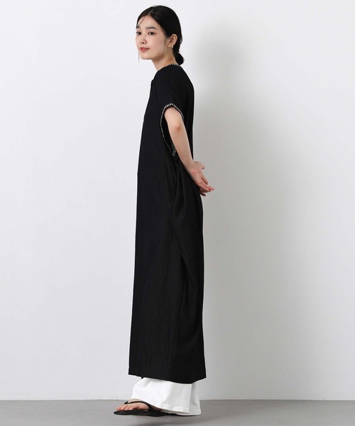 margaux（マルゴー）の「コード刺繍カフタンワンピース（ワンピース・レディース・ブラック・FREE）」の3枚目の写真