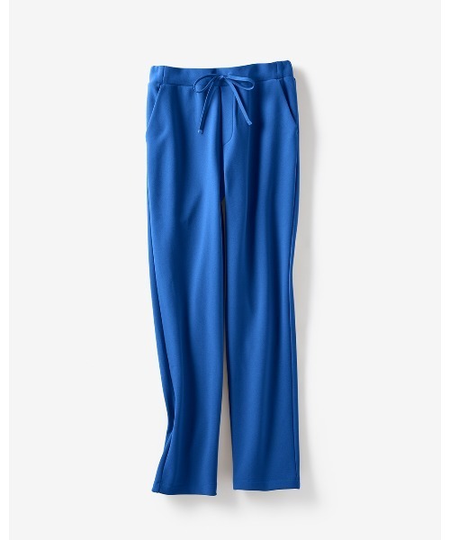 DoCLASSE（ ドゥクラッセ）の「裏起毛カットジョーゼット・テーパード68cm（その他パンツ・レディース・ロイヤルブルー/キャメル・3L/LL/S/M/L）」の5枚目の写真