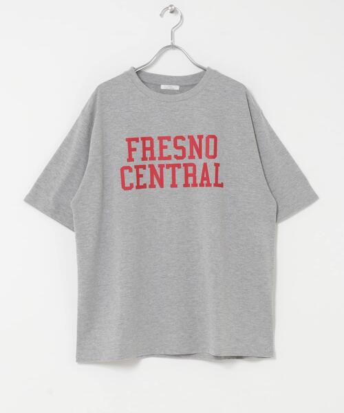 ITEMS URBANRESEARCH（アイテムズ アーバンリサーチ）の「ロゴビッグTシャツ（Tシャツ/カットソー・レディース・オフホワイト/グレー/ブラウン・FREE）」の22枚目の写真
