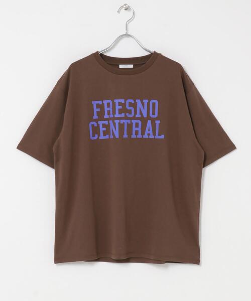 ITEMS URBANRESEARCH（アイテムズ アーバンリサーチ）の「ロゴビッグTシャツ（Tシャツ/カットソー・レディース・オフホワイト/グレー/ブラウン・FREE）」の11枚目の写真