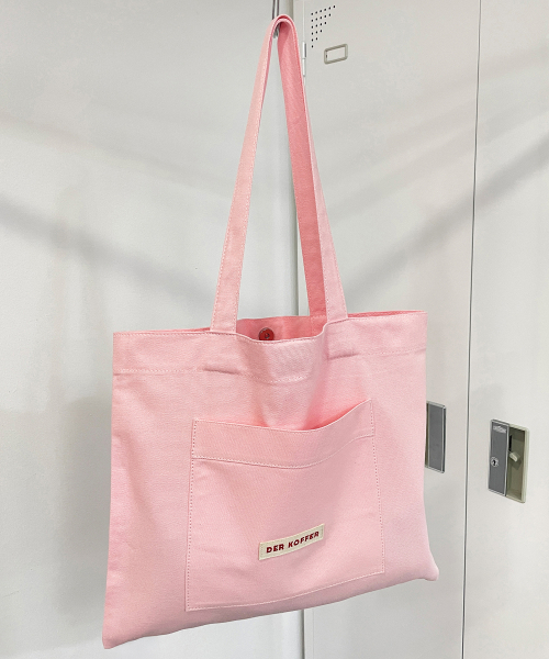 DER KOFFER（デルコッファー）の「SHOPPER POCKET BAG [L/PINK]（エコバッグ/サブバッグ・レディース・その他・FREE）」の2枚目の写真