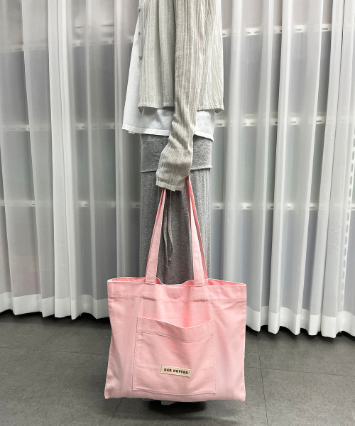 DER KOFFER（デルコッファー）の「SHOPPER POCKET BAG [L/PINK]（エコバッグ/サブバッグ・レディース・その他・FREE）」の3枚目の写真