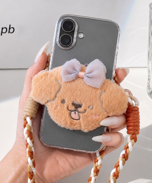 KOM/ドットケーオーエム』【調整可能】ぬいぐるみスマホホルダー