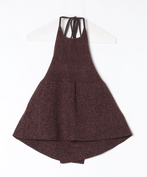 Halterneck Peplum Knit 12610534（ニット/セーター）｜TODAYFUL