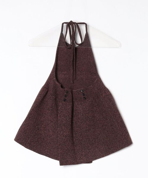 Halterneck Peplum Knit 12610534（ニット/セーター）｜TODAYFUL