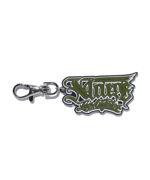 XLARGE(エクストララージ)の「OLD ENGLISH LOGO KEYCHAIN(キーホルダー・メンズ・ブラック/オリーブ・ONE SIZE)」の5枚目の写真
