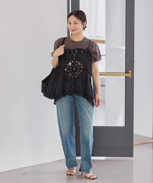 Levi's(リーバイス)の「別注【LEVI’S(R)/リーバイス(R)】for JS LOOSE TAPER CROP(デニムパンツ・レディース・ブルー・23/24/25/26/27/28/29/30)」の5枚目の写真