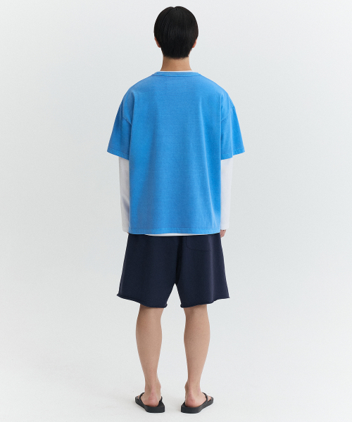 MTTIRE（マティレ）の「ROCKYSTAR VINTAGE OVERSIZED T-SHIRT / BLUE（Tシャツ/カットソー・レディース・その他・L/XL/S/M）」の4枚目の写真
