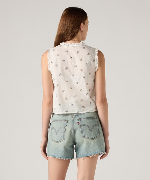 Levi's(リーバイス)の「Levi's/リーバイス シェルビー スリム スリーブレスブラウス(シャツ/ブラウス・レディース・ホワイト・XS/M/S)」の3枚目の写真