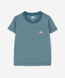 DANTON（ダントン）の「DANTON | キッズ ポケットTシャツ STRIPE（Tシャツ/カットソー）」