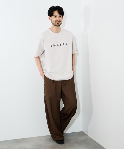 Mac-House(マックハウス)の「【REALSTANDARD/リアルスタンダード】接触冷感 テックテンジク5分袖Tシャツ(Tシャツ/カットソー・メンズ・杢グレー/ブラウン/ブラック/ホワイト・M/S/L/XL)」の10枚目の写真