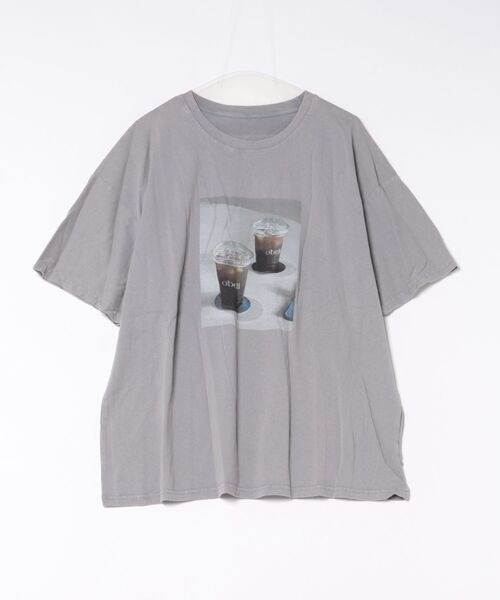 gossara(ゴサラ)の「【ラフなのに絵になる。フォトプリントTシャツ】ピグメント加工プリントT(Tシャツ/カットソー・レディース・ホワイト/ブルー/ベージュ・FREE)」の21枚目の写真