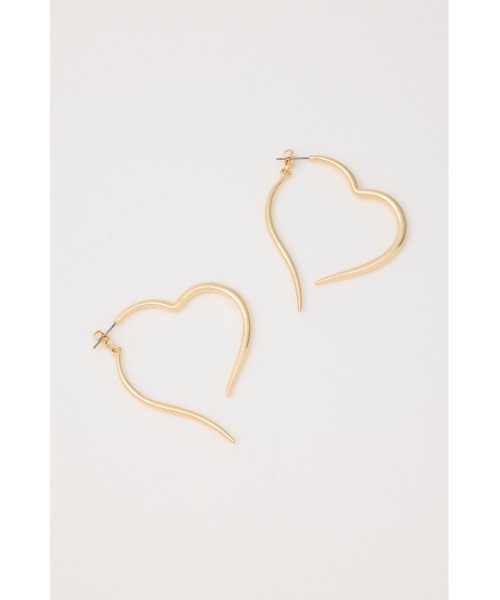 MOUSSY(マウジー)の「【26年AW新作】HEART LIKE ピアス(ピアス(両耳用)・レディース・ゴールド/シルバー・FREE)」の5枚目の写真