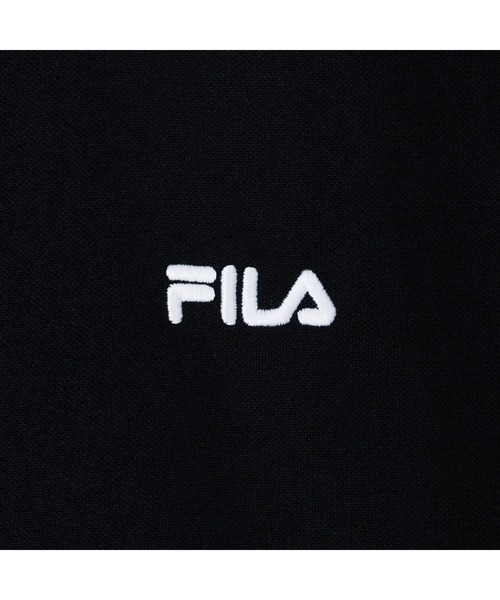 FILA（フィラ）の「LOGO TAPE TRACK TOP / ロゴテープ　トラックトップ（その他トップス・メンズ・ブラック/ダークグレー/カーキ・M/L/XL）」の5枚目の写真
