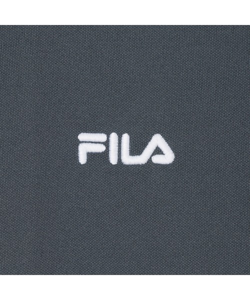 FILA（フィラ）の「LOGO TAPE TRACK TOP / ロゴテープ　トラックトップ（その他トップス・メンズ・ブラック/ダークグレー/カーキ・M/L/XL）」の7枚目の写真