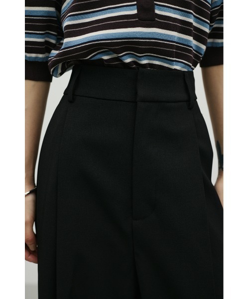 STYLEMIXER（スタイルミキサー）の「【ロングセラー】ベーシックツータックパンツ（スラックス・レディース・グレー/ライトブラウン/アイボリー/ブラック・LARGE/MEDIUM/SMALL）」の5枚目の写真