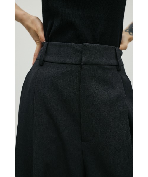 STYLEMIXER（スタイルミキサー）の「【ロングセラー】ベーシックツータックパンツ（スラックス・レディース・グレー/ライトブラウン/アイボリー/ブラック・LARGE/MEDIUM/SMALL）」の16枚目の写真