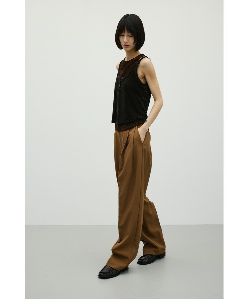 STYLEMIXER（スタイルミキサー）の「【ロングセラー】ベーシックツータックパンツ（スラックス・レディース・グレー/ライトブラウン/アイボリー/ブラック・LARGE/MEDIUM/SMALL）」の22枚目の写真