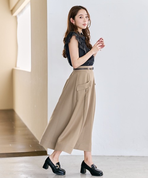 MISCH MASCH(ミッシュマッシュ)の「2026秋冬新作 チェックシアーレース襟付きブラウス(シャツ/ブラウス・レディース・ホワイト/ブラック/レッド・フリ-)」の22枚目の写真