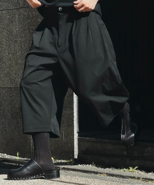 GEN_DAI(ゲンダイ)の「GEN_DAI/ゲンダイ/ROUND SHORTS(その他パンツ・メンズ・ブラック・2/1/0)」の3枚目の写真