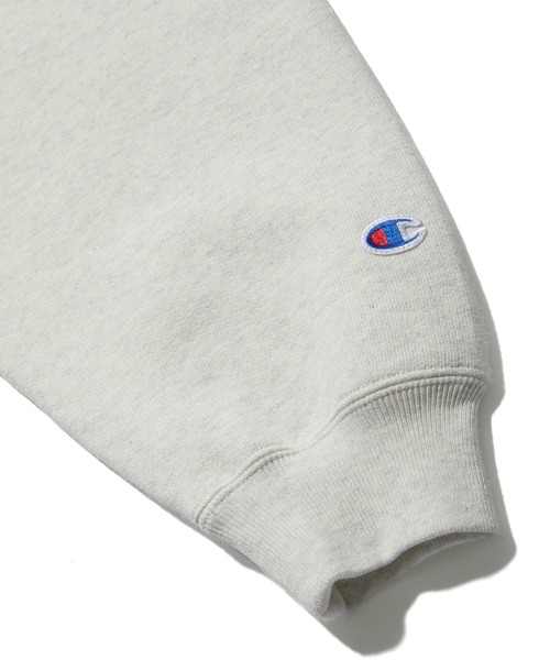 Champion(チャンピオン)の「X-girl x Champion REVERSE WEAVE(R) PATCHED LOGO ZIP UP HOODIE(パーカー・レディース・オートミール/ブラウン・M/S)」の19枚目の写真