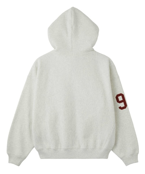 Champion(チャンピオン)の「X-girl x Champion REVERSE WEAVE(R) PATCHED LOGO ZIP UP HOODIE(パーカー・レディース・オートミール/ブラウン・M/S)」の15枚目の写真