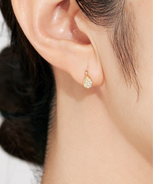 K18 ダイヤモンド ピアス（ピアス（両耳用））｜Jewel closet by L&Co
