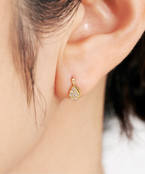 K18 ダイヤモンド ピアス（ピアス（両耳用））｜Jewel closet by L&Co