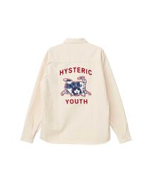 HYSTERIC GLAMOUR | DRUM KIT刺繍 エンジニアシャツ(シャツ/ブラウス)
