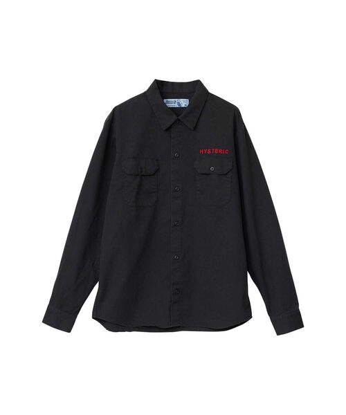 HYSTERIC GLAMOUR(ヒステリックグラマー)の「DRUM KIT刺繍 エンジニアシャツ(シャツ/ブラウス・メンズ・グレー/ホワイト/ブラック・SMALL/X-LARGE/LARGE/MEDIUM)」の2枚目の写真