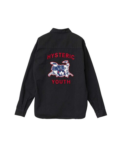 HYSTERIC GLAMOUR(ヒステリックグラマー)の「DRUM KIT刺繍 エンジニアシャツ(シャツ/ブラウス・メンズ・グレー/ホワイト/ブラック・SMALL/X-LARGE/LARGE/MEDIUM)」の10枚目の写真