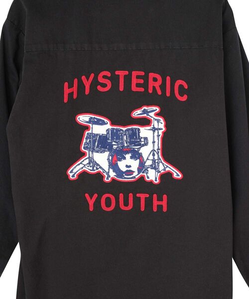 HYSTERIC GLAMOUR(ヒステリックグラマー)の「DRUM KIT刺繍 エンジニアシャツ(シャツ/ブラウス・メンズ・グレー/ホワイト/ブラック・SMALL/X-LARGE/LARGE/MEDIUM)」の12枚目の写真