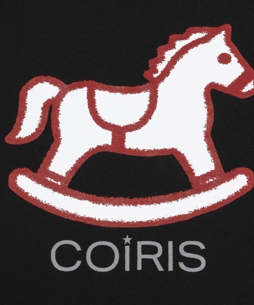 COIRIS（コイリス）の「◇COIRIS◇ブランド直輸入正規品/クレヨン ポニー グラフィック 長袖 Tシャツ CRAYON PONY GRAPHIC LONG SLEEVE T（Tシャツ/カットソー・レディース・ホワイト/グレー/ブラック・FREE）」の4枚目の写真