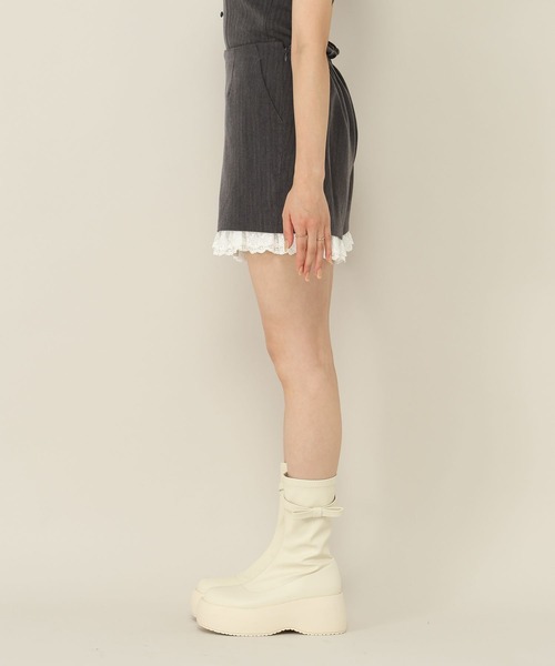 Heather(ヘザー)の「アソートレーストリムショートパンツ 1051901(その他パンツ・レディース・ダークグレー/グレー系その他/ブラウン系その他・S/M)」の19枚目の写真