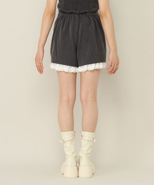 Heather(ヘザー)の「アソートレーストリムショートパンツ 1051901(その他パンツ・レディース・ダークグレー/グレー系その他/ブラウン系その他・S/M)」の20枚目の写真