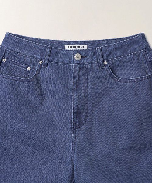 TTUDEMENT(トュードメント)の「WASHED DENIM SHORTS_BLUE(その他パンツ・レディース・その他・SMALL/MEDIUM)」の6枚目の写真