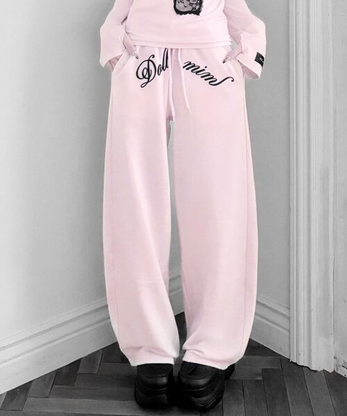 ウエサコミエコ⭐︎ロゴパンツ⭐︎ピンク⭐︎ インフルエンサー企画】miko logo sweat pants（スウェットパンツ