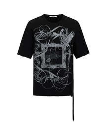 Narcissism String T-Shirt_[Black]