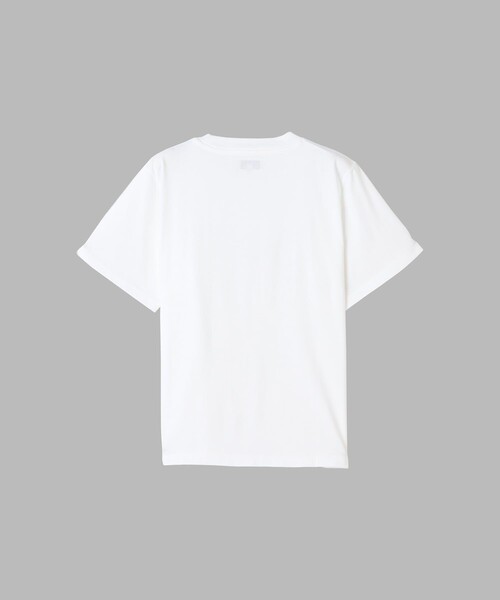 agnes b.(アニエスベー)の「ロゴ プリント 半袖 TシャツTS "Christof"(Tシャツ/カットソー・レディース・ホワイト・2/3/1)」の2枚目の写真