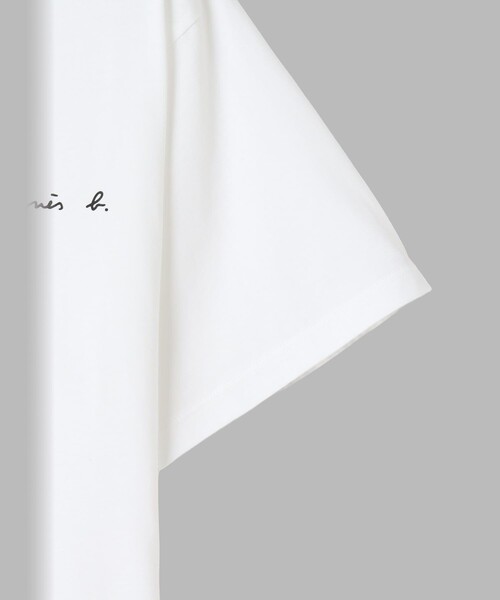 agnes b.(アニエスベー)の「ロゴ プリント 半袖 TシャツTS "Christof"(Tシャツ/カットソー・レディース・ホワイト・2/3/1)」の4枚目の写真