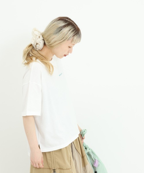 HEART MARKET（ハートマーケット）の「フレンチロゴワイドなプリントT（Tシャツ/カットソー・レディース・グレー系/ホワイト系/ブラック系・MEDIUM/LARGE）」の4枚目の写真