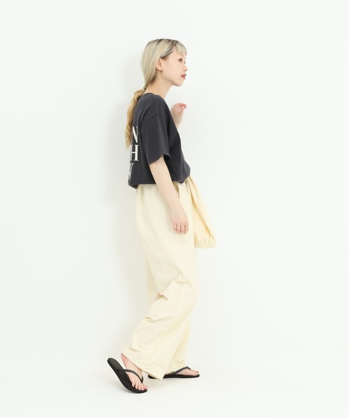 HEART MARKET（ハートマーケット）の「フレンチロゴワイドなプリントT（Tシャツ/カットソー・レディース・グレー系/ホワイト系/ブラック系・MEDIUM/LARGE）」の7枚目の写真
