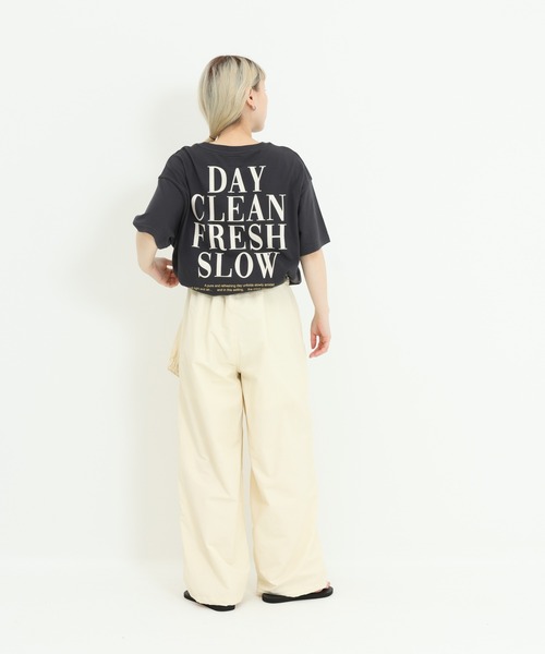 HEART MARKET（ハートマーケット）の「フレンチロゴワイドなプリントT（Tシャツ/カットソー・レディース・グレー系/ホワイト系/ブラック系・MEDIUM/LARGE）」の8枚目の写真