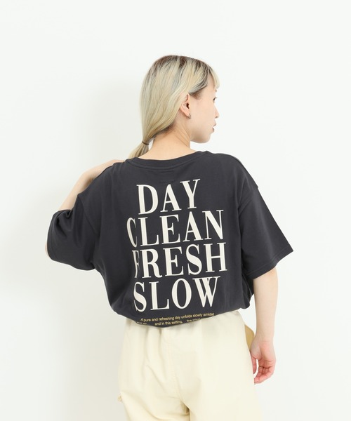 HEART MARKET（ハートマーケット）の「フレンチロゴワイドなプリントT（Tシャツ/カットソー・レディース・グレー系/ホワイト系/ブラック系・MEDIUM/LARGE）」の11枚目の写真