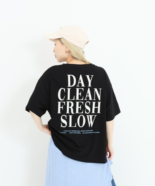 HEART MARKET（ハートマーケット）の「フレンチロゴワイドなプリントT（Tシャツ/カットソー・レディース・グレー系/ホワイト系/ブラック系・MEDIUM/LARGE）」の14枚目の写真
