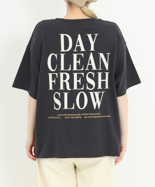 HEART MARKET（ハートマーケット）の「フレンチロゴワイドなプリントT（Tシャツ/カットソー・レディース・グレー系/ホワイト系/ブラック系・MEDIUM/LARGE）」の17枚目の写真