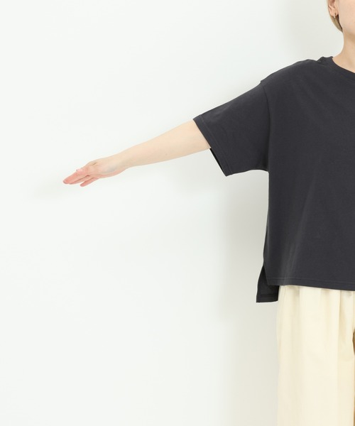 HEART MARKET（ハートマーケット）の「フレンチロゴワイドなプリントT（Tシャツ/カットソー・レディース・グレー系/ホワイト系/ブラック系・MEDIUM/LARGE）」の18枚目の写真