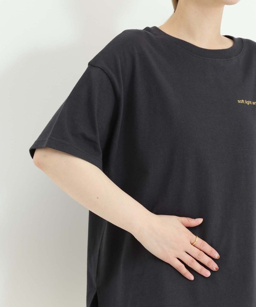 HEART MARKET（ハートマーケット）の「フレンチロゴワイドなプリントT（Tシャツ/カットソー・レディース・グレー系/ホワイト系/ブラック系・MEDIUM/LARGE）」の20枚目の写真