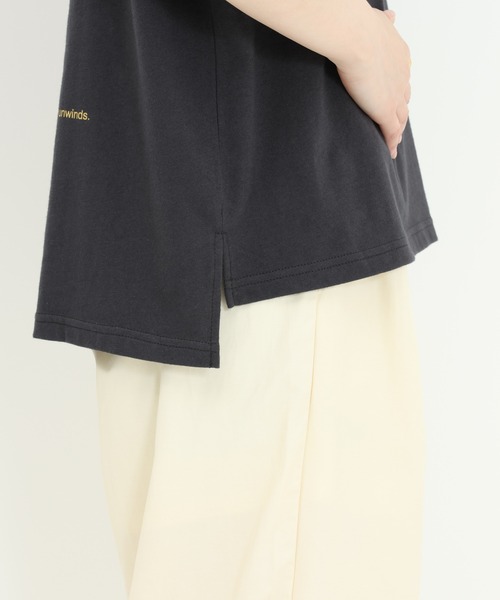 HEART MARKET（ハートマーケット）の「フレンチロゴワイドなプリントT（Tシャツ/カットソー・レディース・グレー系/ホワイト系/ブラック系・MEDIUM/LARGE）」の21枚目の写真